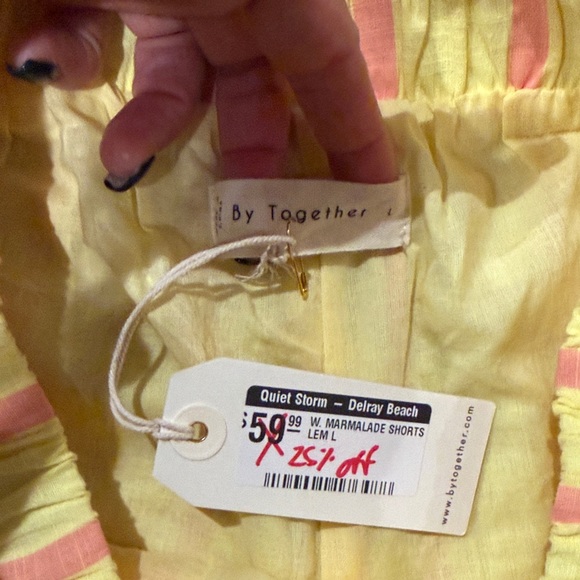 By Together Sunny Striped cotton Women’s short set - Picture 2 of 3